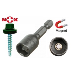 Головка SW10,0х48мм (Магнитная, для шуруповерта) S2 NOX 111803