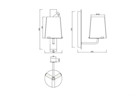 Бра Maytoni Landmark MOD040WL-01CH