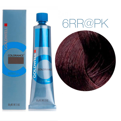 Goldwell Colorance  6RR@PK (волнующий красный с розовым сиянием) - тонирующая крем-краска