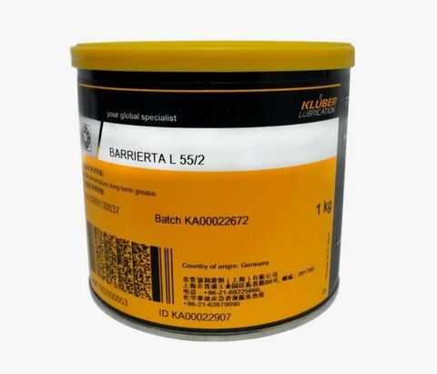 KLUBER Barrierta L 55 2 - высокотемпературная и долгоработающая смазка - 1 кг