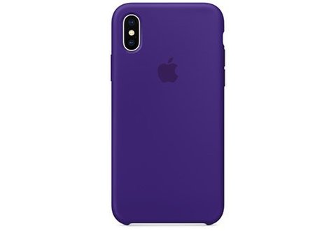 Чехол силиконовый для iPhone XS Max (Ультрафиолет)