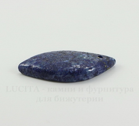 Подвеска Ляпис Лазурит (прессов., тониров) (цвет - темно-синий) 41,3х27,2х6,2 мм №131
