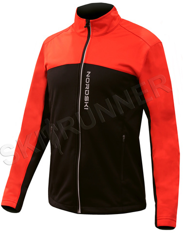 Утеплённая лыжная куртка Nordski Active Red-Black 2020