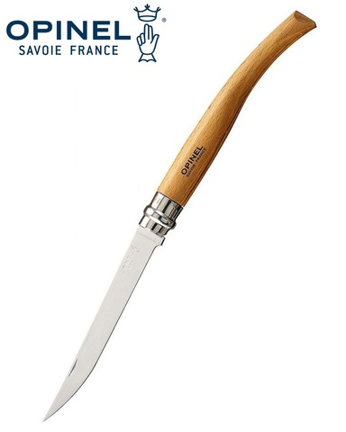 Нож складной перочинный Opinel Slim Beechwood №12 12VRI, 270 mm, дерево (000518)