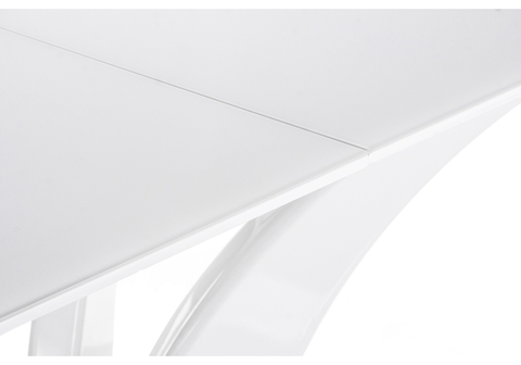 Стеклянный стол кухонный, обеденный, для гостиной Horns 120 super white 80*80*76 Super white