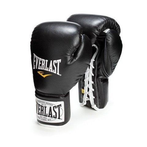 Перчатки боевые EVERLAST 1910 FIGHT чёрные