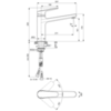 Смеситель для кухни с Г-образным изливом Ideal Standard CeraPlan III B0952AA