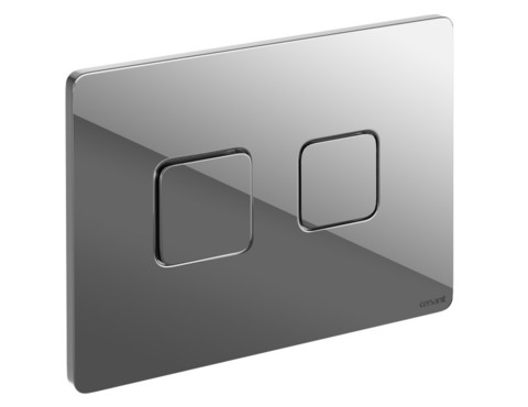 Cersanit AQUA 63531 Кнопка ACCENTO SQUARE для AQUA 50 пневматическая пластик хром глянцевый