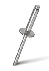 Заклепка вытяжная открытая MESSER Сталь/Сталь St/St Увеличенный бортик. 3,2Х16Х9,5 мм (упаковка 50 шт.)