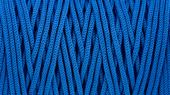 Royal blue polyester cord 4 mm