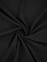 Трикотаж Масло, 217 гр/м2, 95%-п/э, 5%-спандекс, 150 см, чёрный