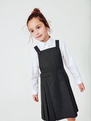 Сарафан школьный для девочки Next 185-242, Серый