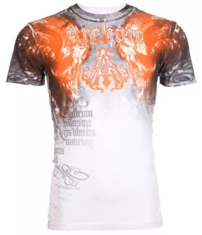 Футболка Nightwatcher White Orange Archaic от Affliction