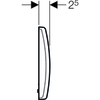 Панель смыва для писсуара, питание от сети Geberit Basic 115.817.11.5