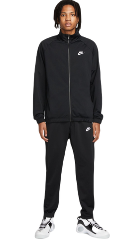 Теннисный костюм Nike Club Sportswear Sport Casual Track Suit - black/white