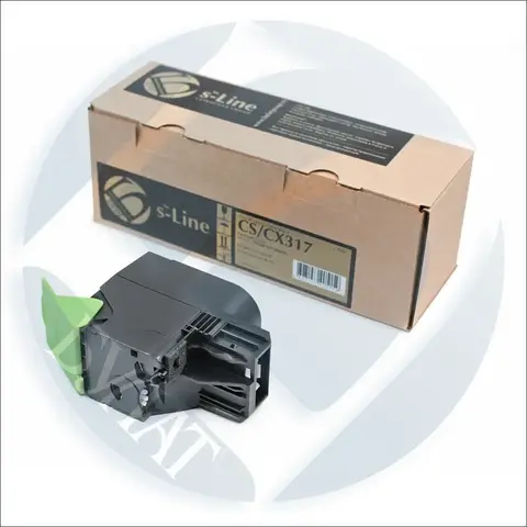 Тонер-картридж БУЛАТ s-Line 71B50C0, 71B0020 для Lexmark CS317, CX317, CS517, CX517 (Голубой, 2300 стр.), универсальный