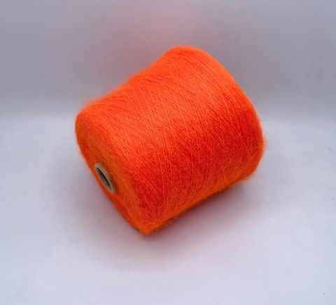 FILCOM (пр.Италия), art.Aurora, 850м/100 гр. 70% Суперкидмохер 30%Шелк , цвет-Ярко-оранжевый  арт-31276
