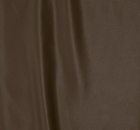 Однотонная портьерная ткань Эвита сатин темно-коричневый