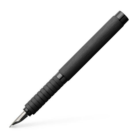 Ручка перьевая Faber-Castell Essentio Aluminium Black, F  (148481)