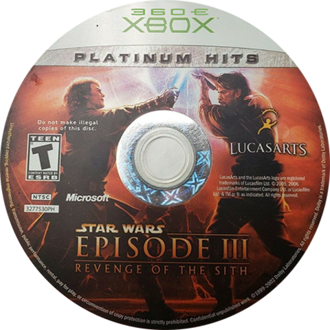 Star Wars - Episode III Revenge Of The Sith (XBOX360E) [Xbox 360]