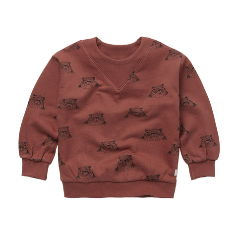 Свитшот от Sproet&Sprout (Модель V-Neck Marmot Barn Red)