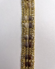 Тесьма Chanel , цвет: золотисто-коричневый , ширина 20 мм
