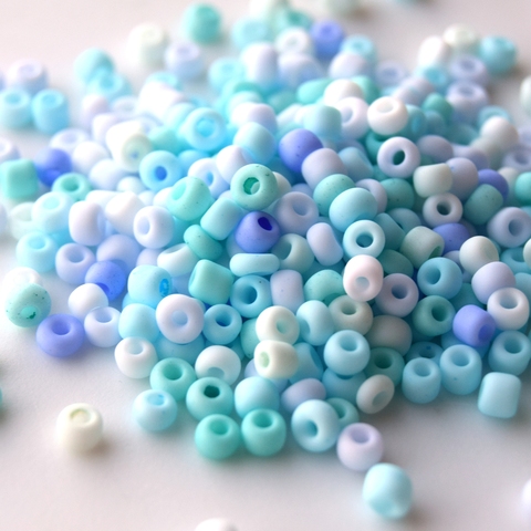 Бисер чешский Zlatka 1013 микс макарун, размер 8/0