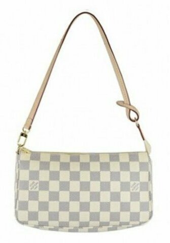 Клатч Louis Vuitton Pochette Accessoires 2008-го года бежевый