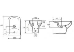 БИДЕ ПОДВЕСНОЕ CERSANIT PURE SP