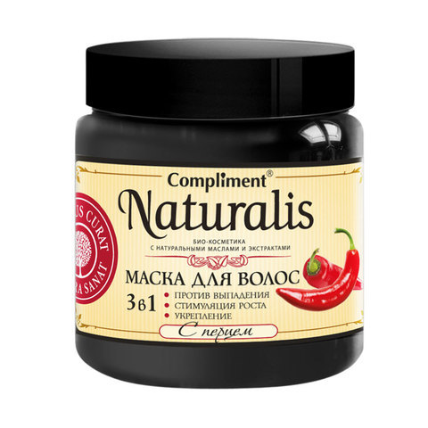 Compliment Naturalis Маска для волос 3 в 1 с перцем