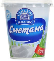 Сметана Томское молоко 15% 350г