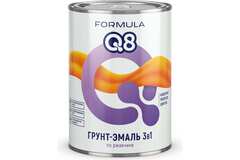ГРУНТ- ЭМАЛЬ ПО РЖАВЧИНЕ "FORMULA Q8" матовая, ГОЛУБАЯ  0,9 КГ (1/14)