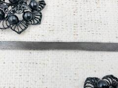 Лента атласная, ш. 0,5 см, серый