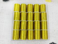 Нить металлизированная люрекс 20х100 м, золото