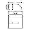 Axor Universal Circular 42858140 Держатель туалетной бумаги (шлифованная бронза)