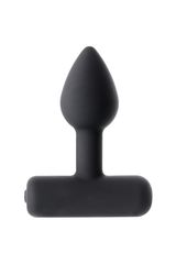 Чёрная анальная мини-вибровтулка Erotist Shaft - 7 см. - 