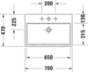 Раковина Duravit Vero Air 2350700028