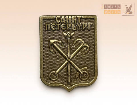 значок Герб Санкт-Петербурга