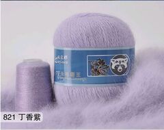 Пряжа "Норка" длинноворсовая, Пух норки-90% Полиамид-10%