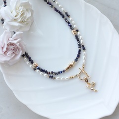 Набор для создания колье (в золотом цвете) НАБ015(м)