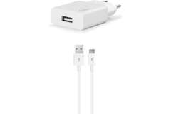 Зарядное устройство TTEC SmartCharger Travel Charger 2.1A с кабелем Type-C, белый