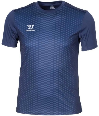 Футболка Warrior Graphik Poly Tee S темносиняя