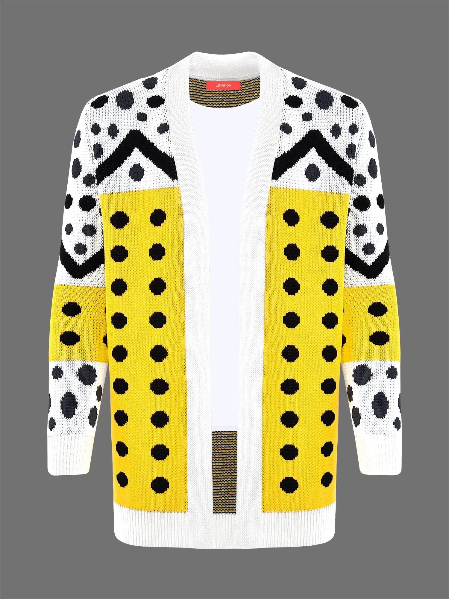 Кардиган с планкой