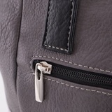 Сумка Саломея 847 мульти итальянский серо-черный