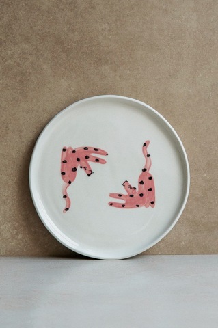 Тарелка леопард на чилле