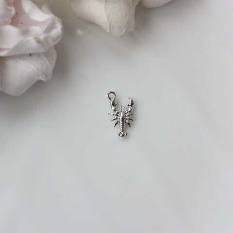 Подвеска Лобстер 15*9 мм, родий, П139