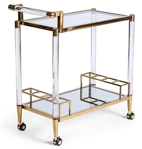 Стол сервировочный Ist Casa Виктори, 77х40х89 см, золото