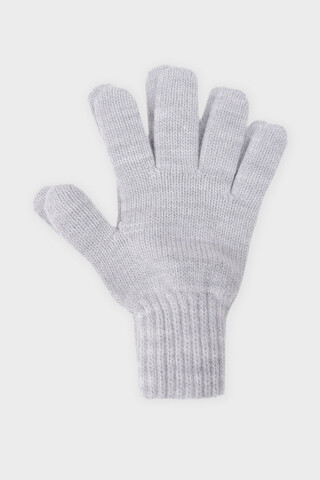 перчатки  для девочки  КВ 10022/ш/св.серый меланж