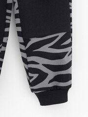 брюки  для мальчика  КР 400825/серый горизонт,зебра к646