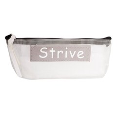 
          Пенал - косметичка Alingar, ПВХ-сетка, молния, 20 см х 9 см, "Strive", Белый